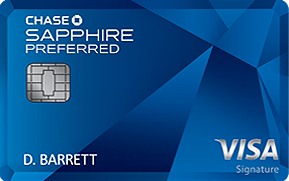 Best Personal Credit Card: Chase Sapphire Preferred