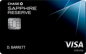 Best Personal Credit Card: Chase Sapphire Reserved