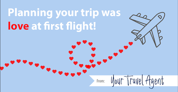 Travel Agent Valentine: Love at first flight