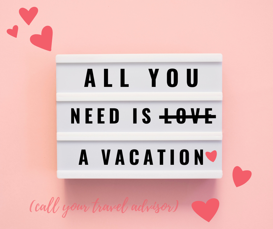 All you need is a vacation