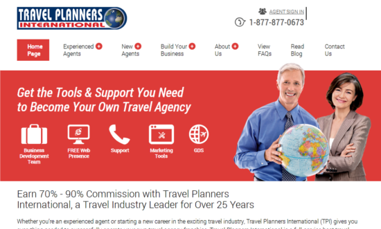 Travel Planners International new website