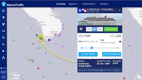 Cruise ship Tracker –&nbsp;Fleet Tracker