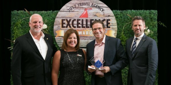 KHM Travel Group Named 2017 Outstanding Travel Partner at Carnival Excellence Awards