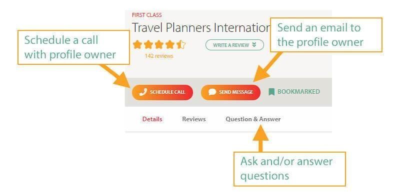 Host Agency Reviews 2.0 Profile - Email and Call
