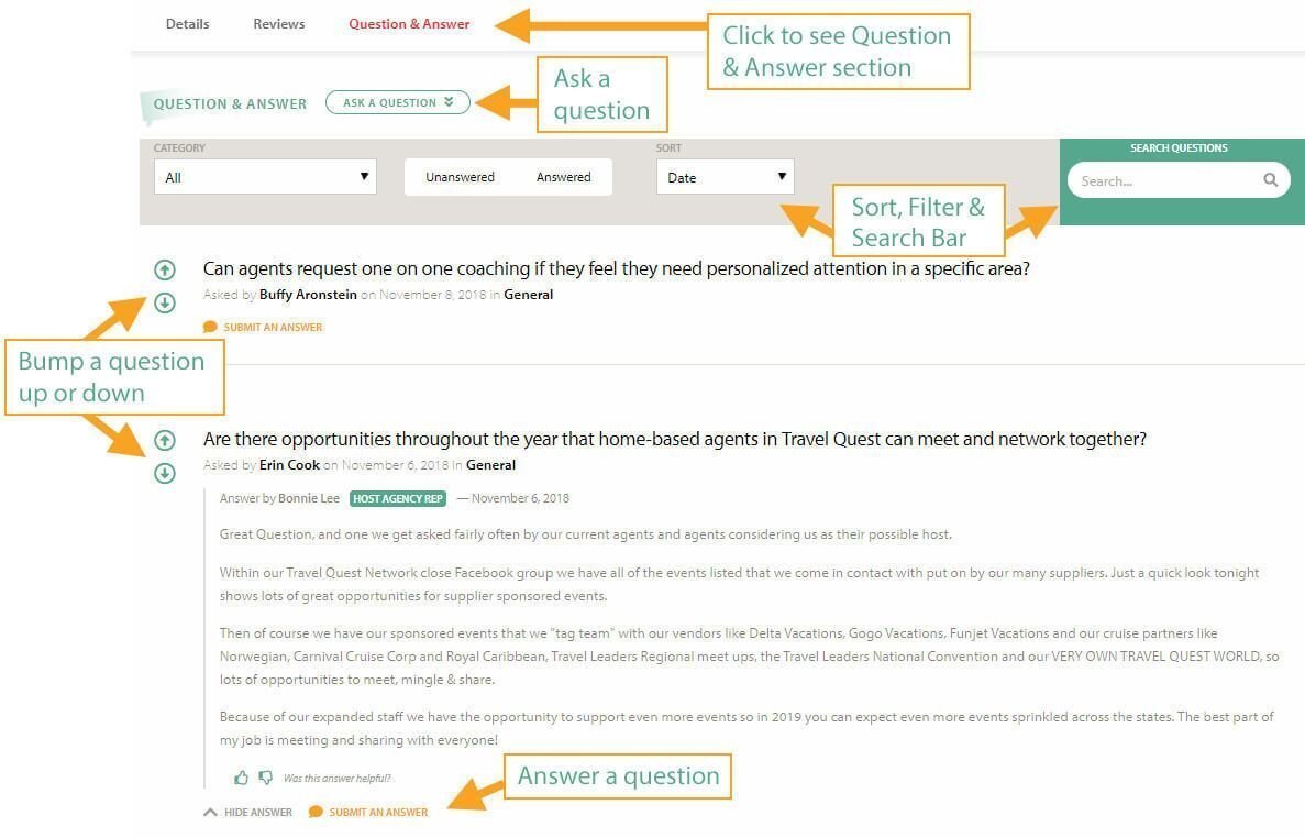 Host Agency Reviews 2.0 Profile - Question and Answer