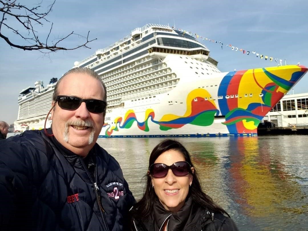 Deb and Mike with NCL Encore