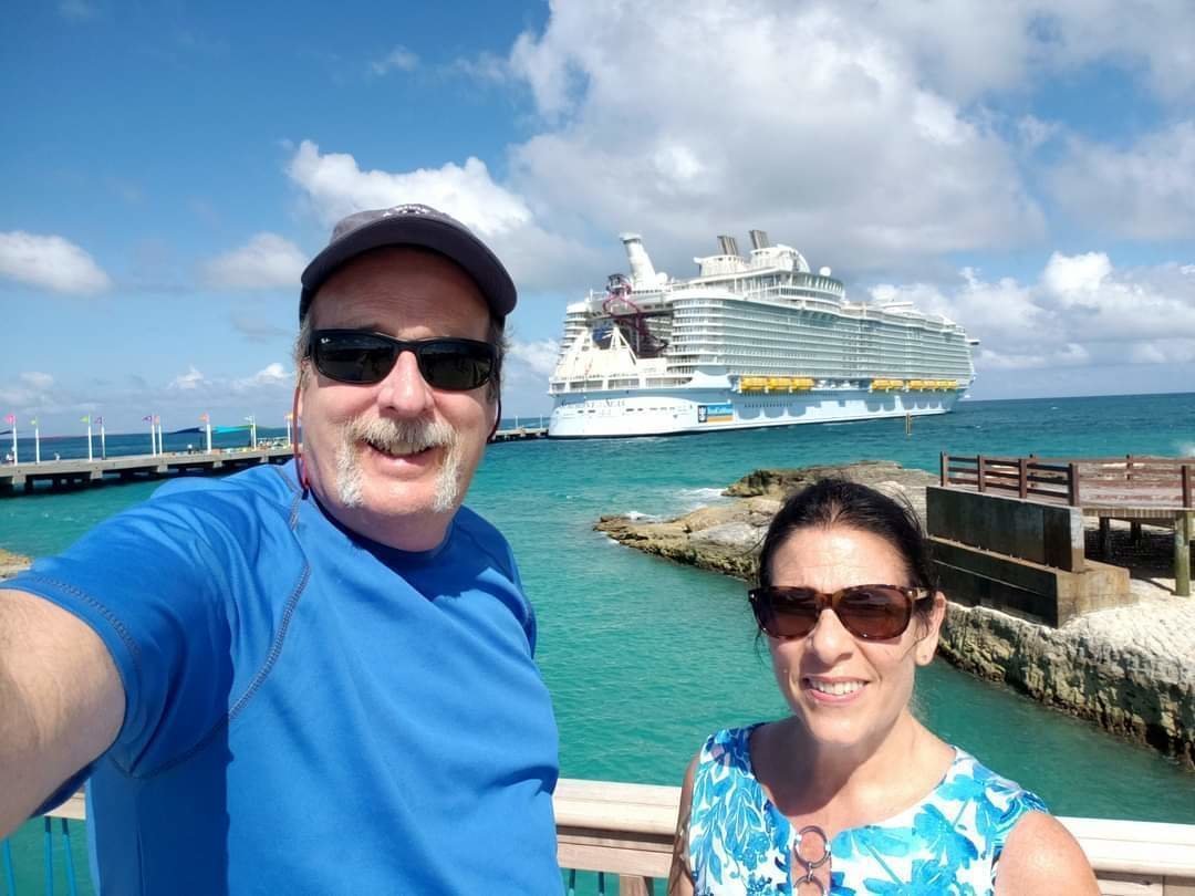 Deb and Mike at Coco Cay