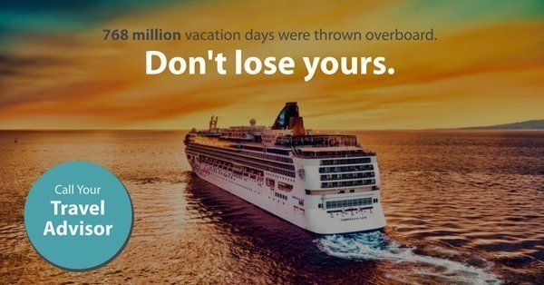 768 million vacation days went overboard - don't lose yours