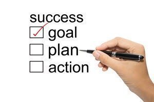 Steps to success: goal, plan, action