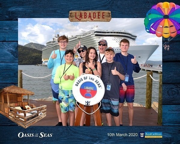 Melissa Vega and Frank Heyliger Family on Cruise