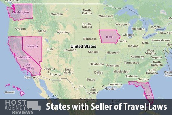 Travel Agent License: States with Seller of Travel Laws